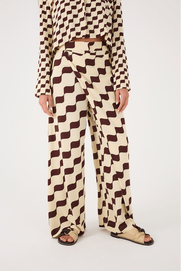 Calça Crepe Estampa Bossa Nova