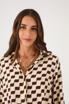 Camisa Crepe Estampa Bossa Nova