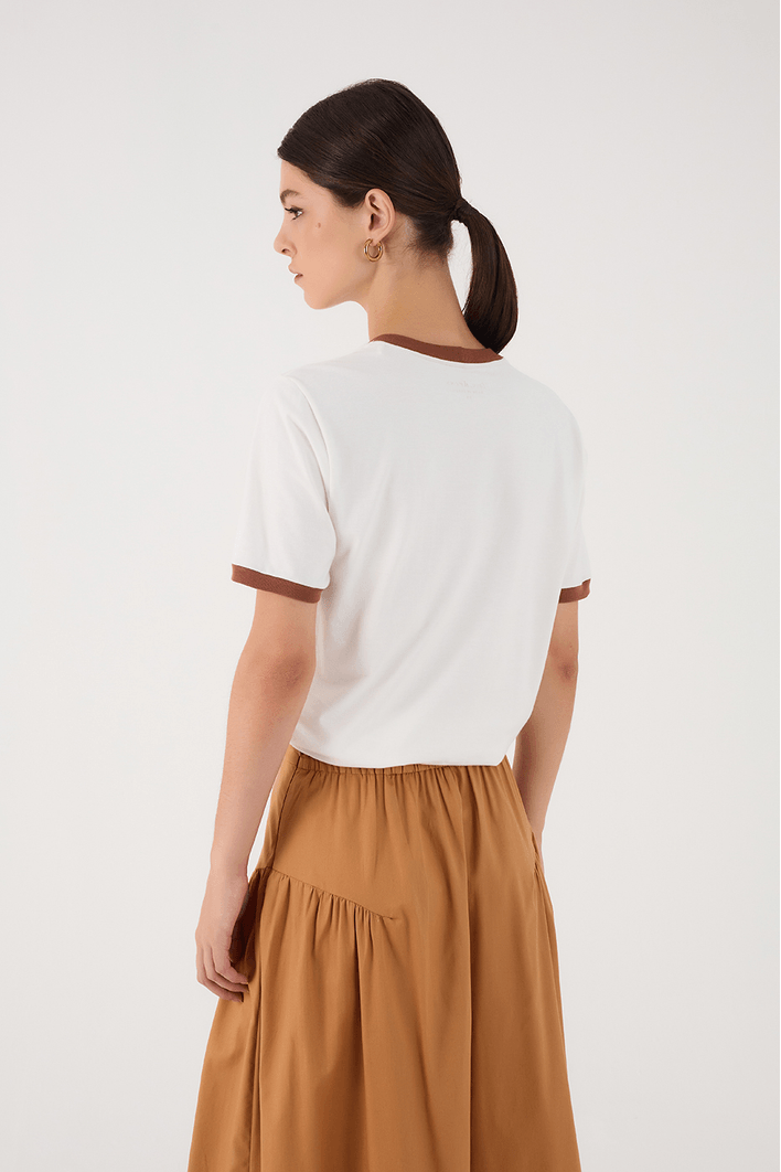 T-shirt Silk Biscoito