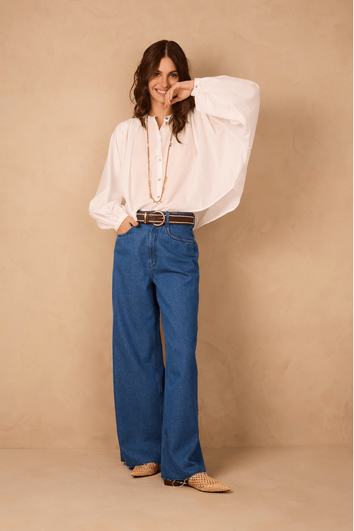 Calça Jeans Boyfriend Clear