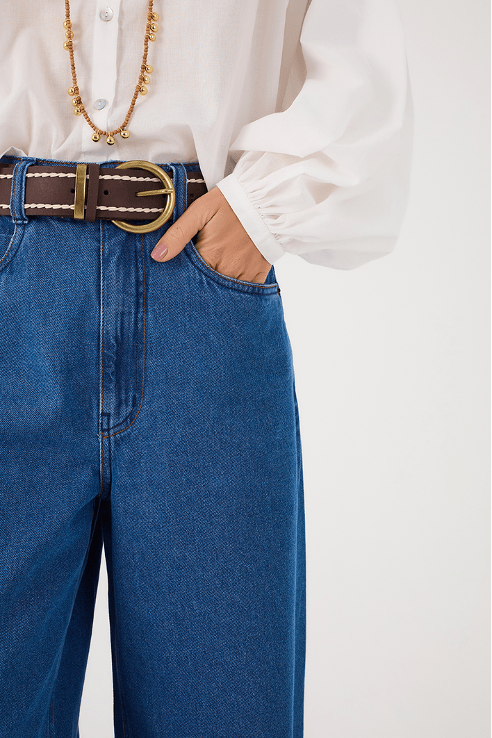 Calça Jeans Boyfriend Clear