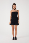 Vestido Curto Franzido