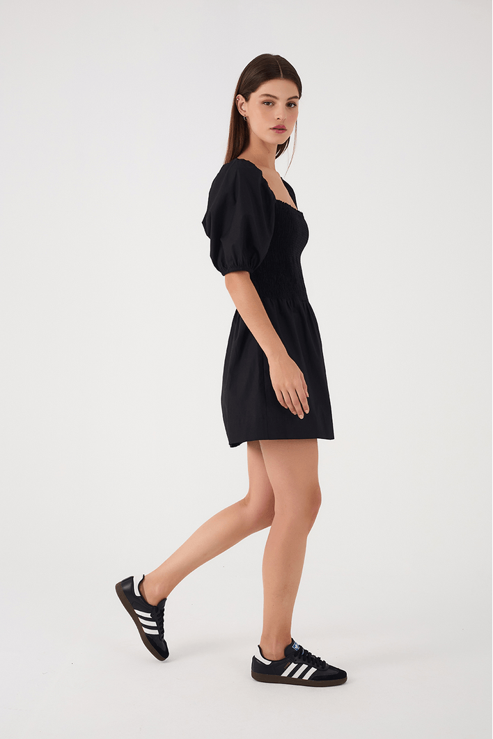 Vestido Algodão Lastex