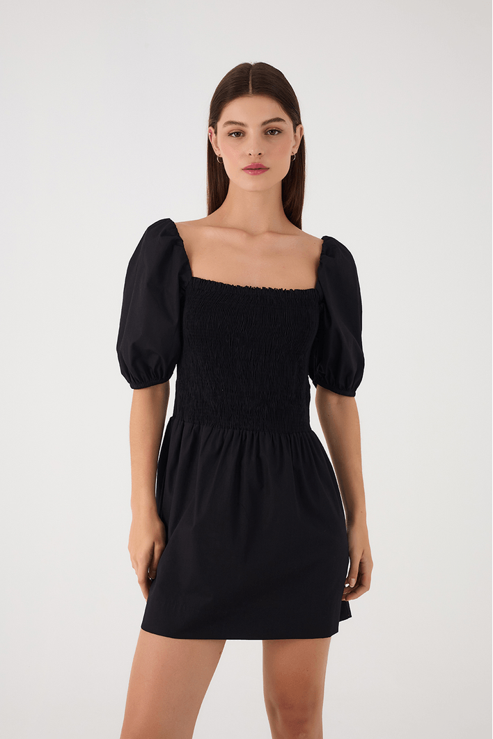 Vestido Algodão Lastex