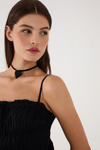 Vestido Curto Franzido
