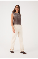 Calça Sarja Basic Pespontos