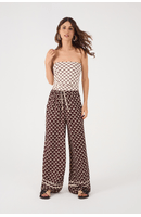 Calça Cós Elástico Estampa Asa Delta