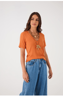 T-shirt Básica Decote V