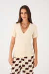 T-shirt Básica Decote V