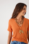 T-shirt Básica Decote V