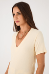 T-shirt Básica Decote V