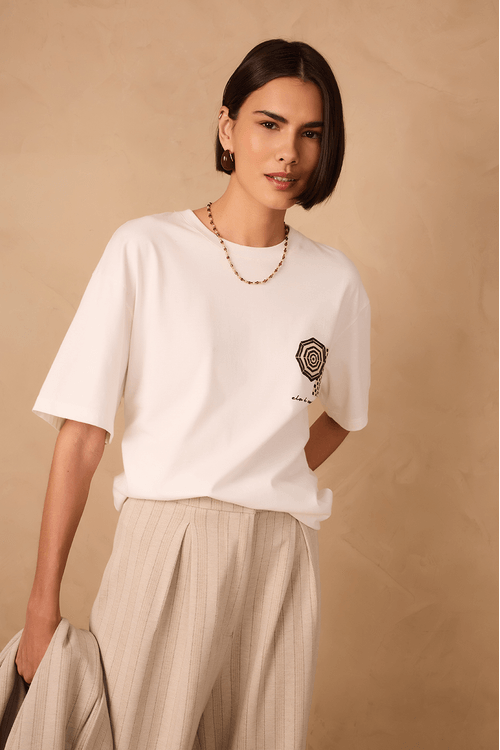 T-shirt Silk Ela É Carioca