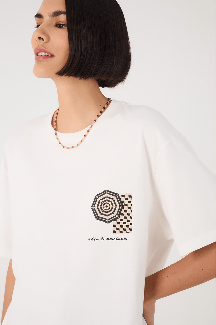 T-shirt Silk Ela É Carioca