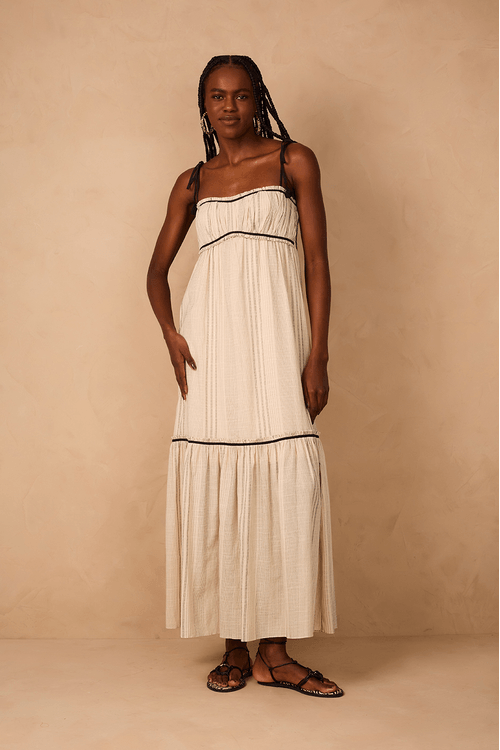 Vestido Longo Algodão Vivos