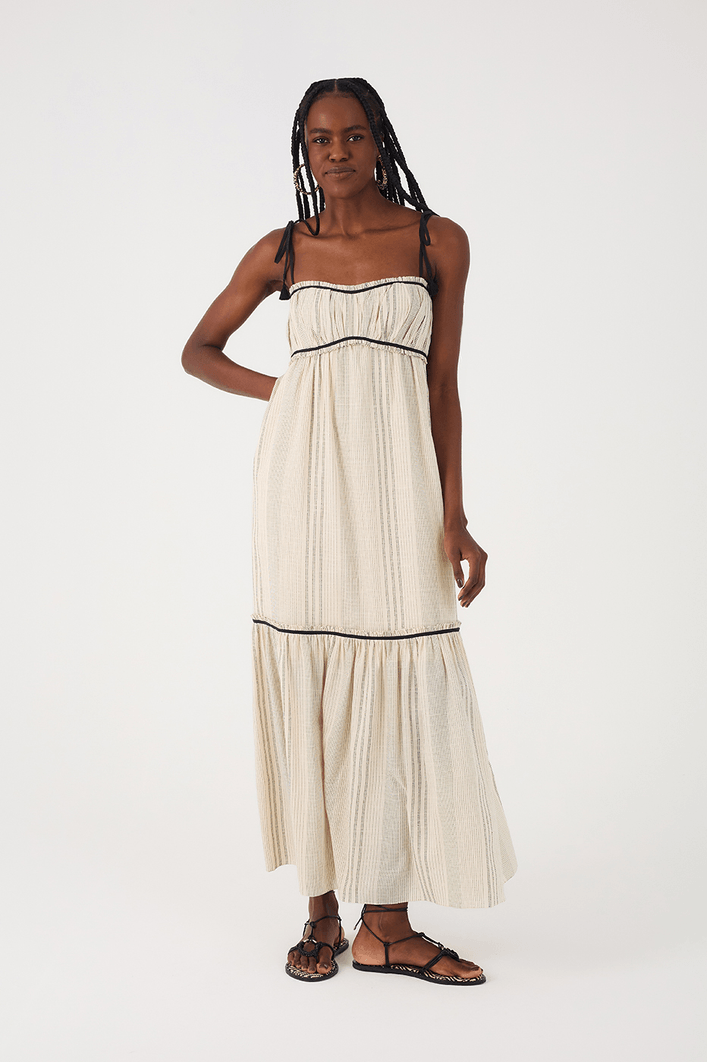 Vestido Longo Algodão Vivos