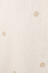 Vestido Curto Linho Bordado Lurex Sol