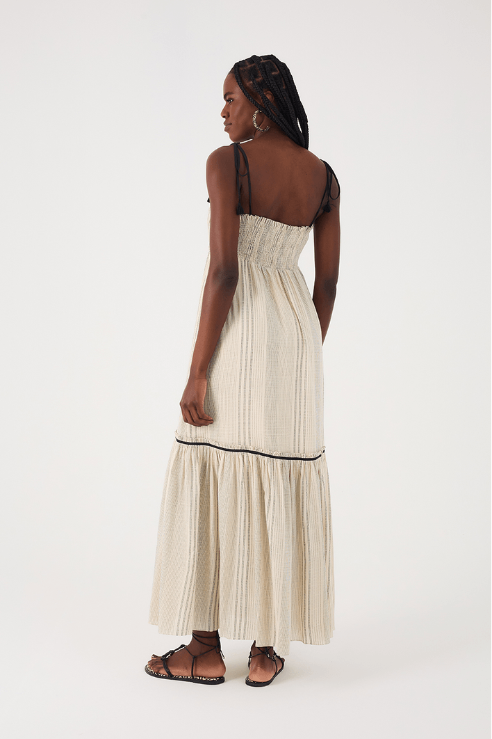 Vestido Longo Algodão Vivos