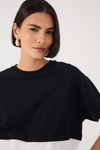 T-shirt Com Tecido Franzido