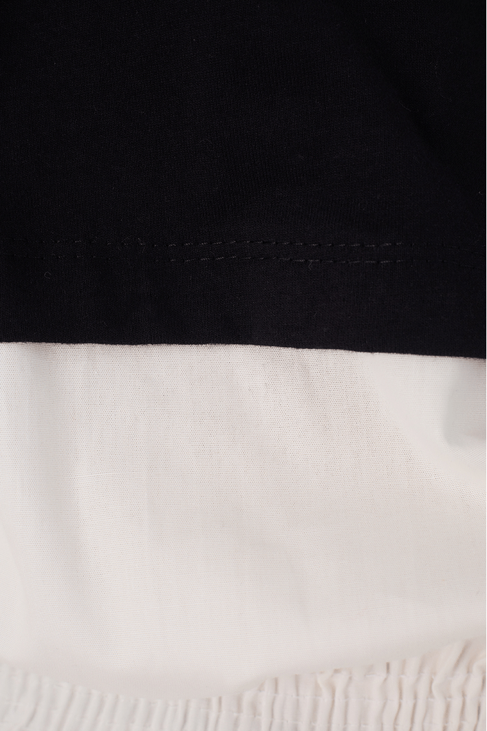 T-shirt Com Tecido Franzido