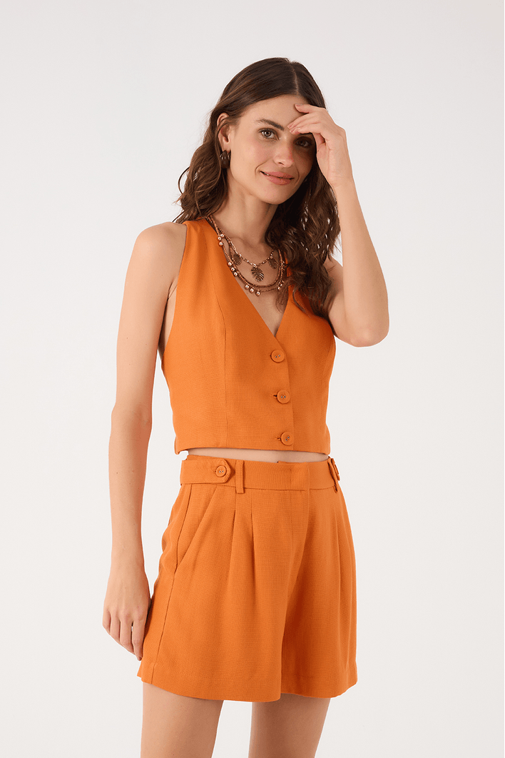 Bermuda Alfaiataria Aleta Cós