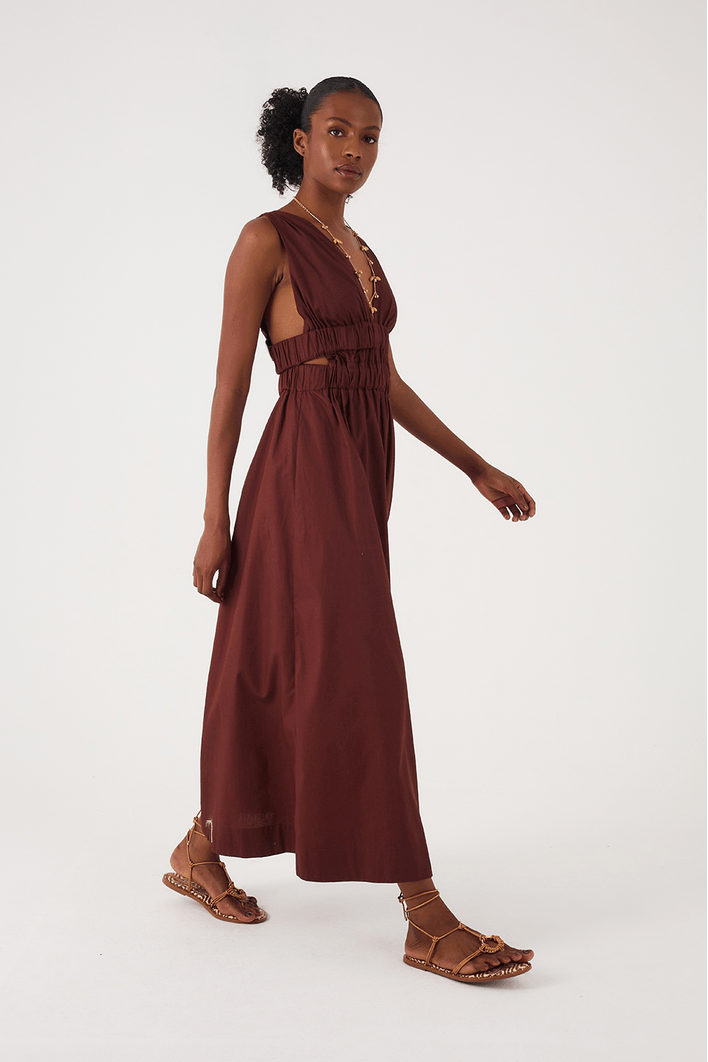 Vestido Cropped Algodão Alça Elástico