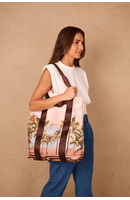 Bolsa Tote Estampa Fim de Tarde