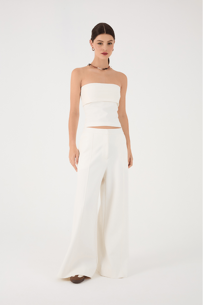 Calça Wide Leg Alfaiataria