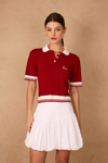 Polo Tricot Bordada