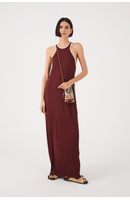 Vestido Nadador Canelado Com Viés