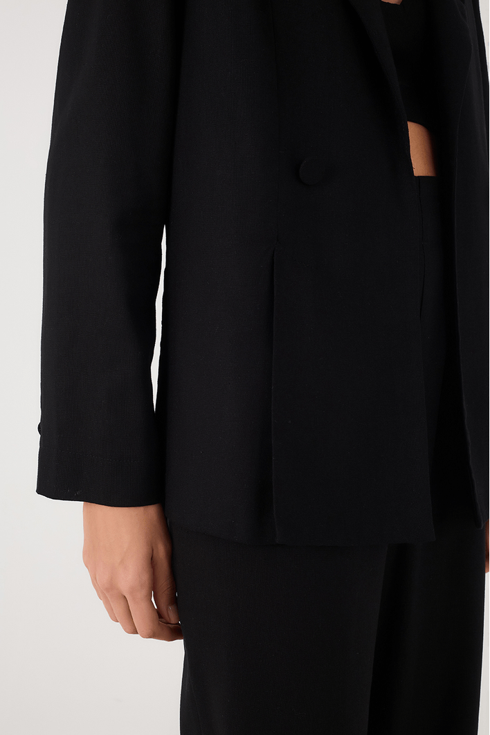 Blazer Linho Fendas