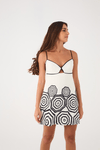 Vestido Linho Estampa Praia