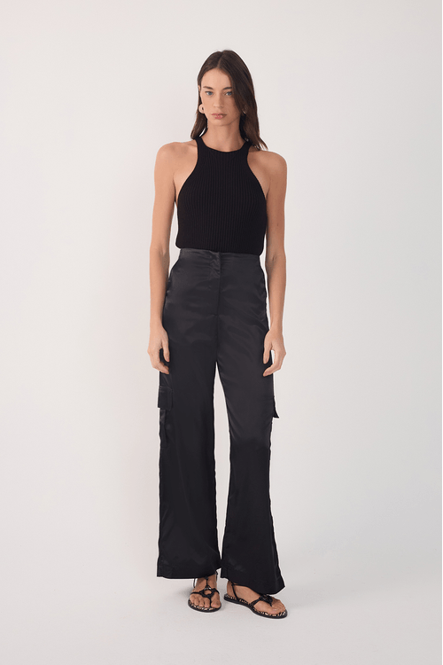 Calça Cargo Cetim