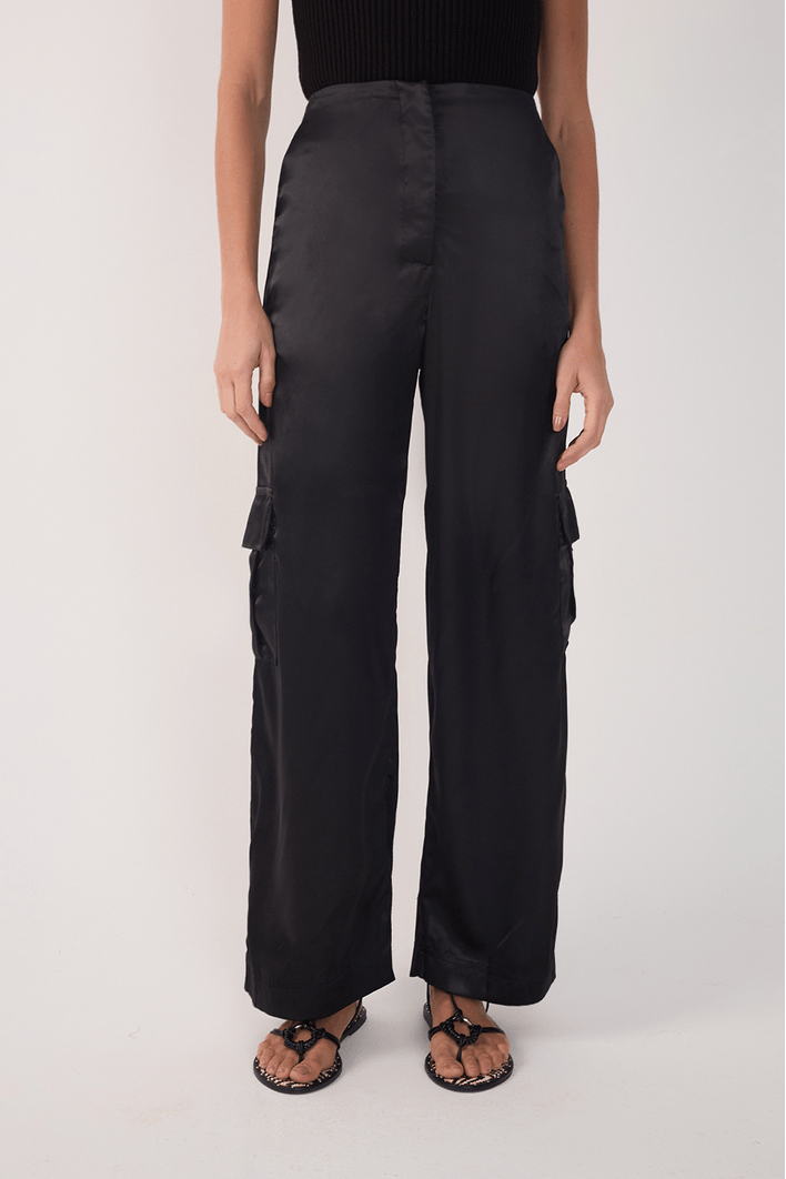 Calça Cargo Cetim