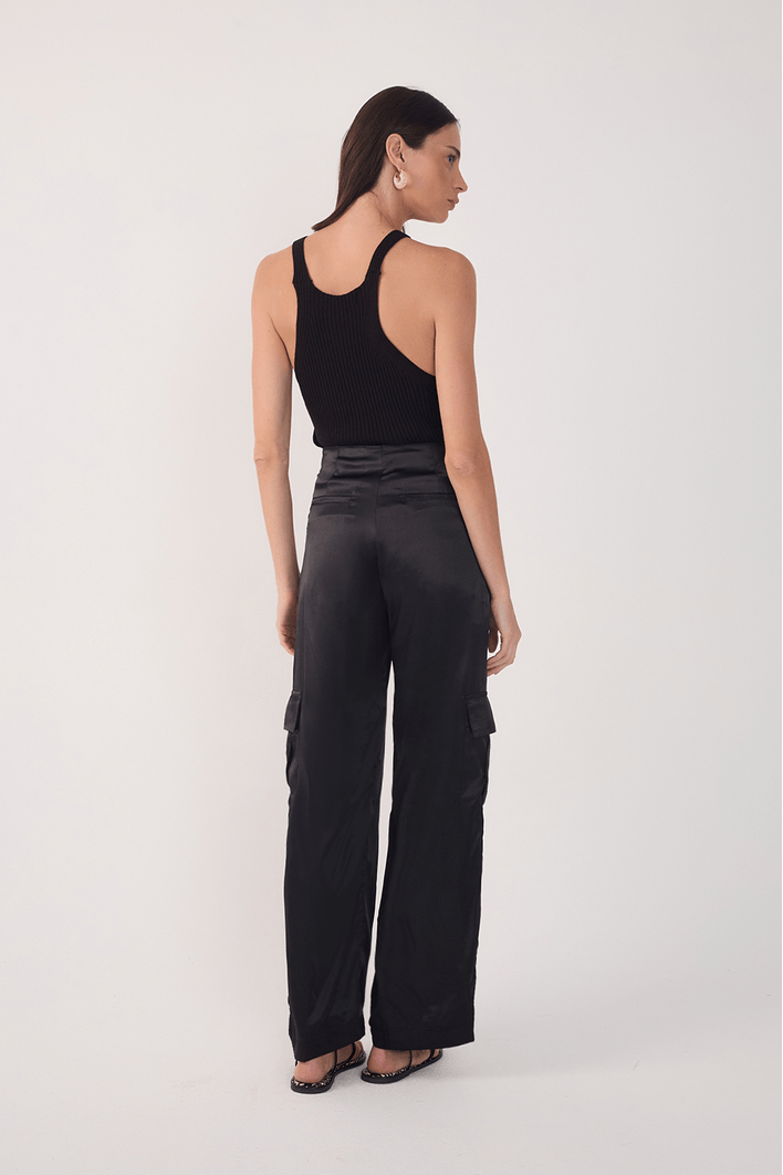 Calça Cargo Cetim