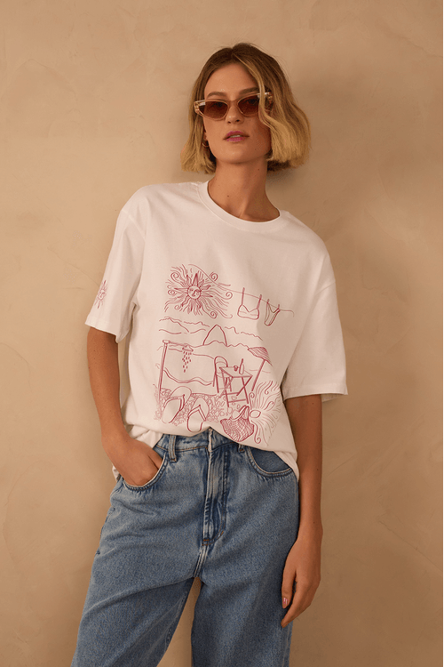 T-shirt Silk Rio - Nina Cohen