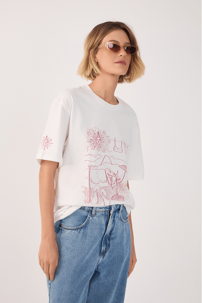 T-shirt Silk Rio - Nina Cohen