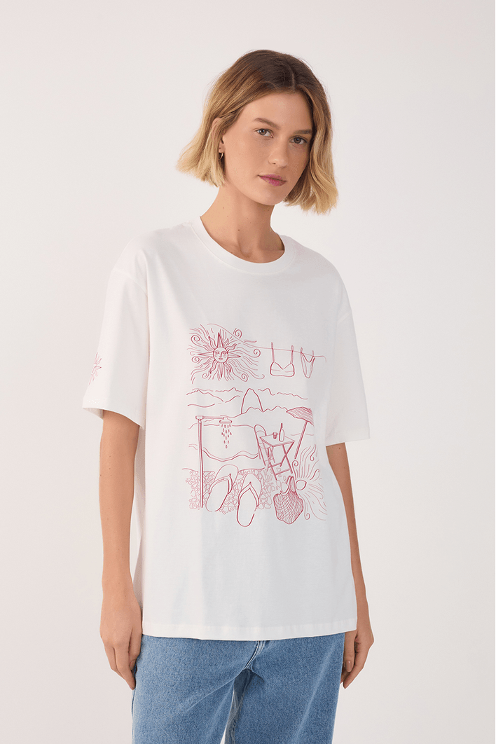 T-shirt Silk Rio - Nina Cohen