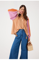 Blusa Bata Lurex Color