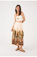 Conjunto Tricoline Estampa Fim de Tarde