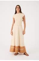 Vestido Barra Bordado