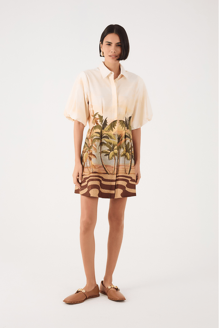 Vestido Estampa Fim de Tarde