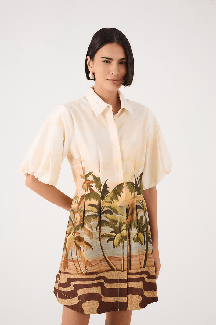 Vestido Estampa Fim de Tarde