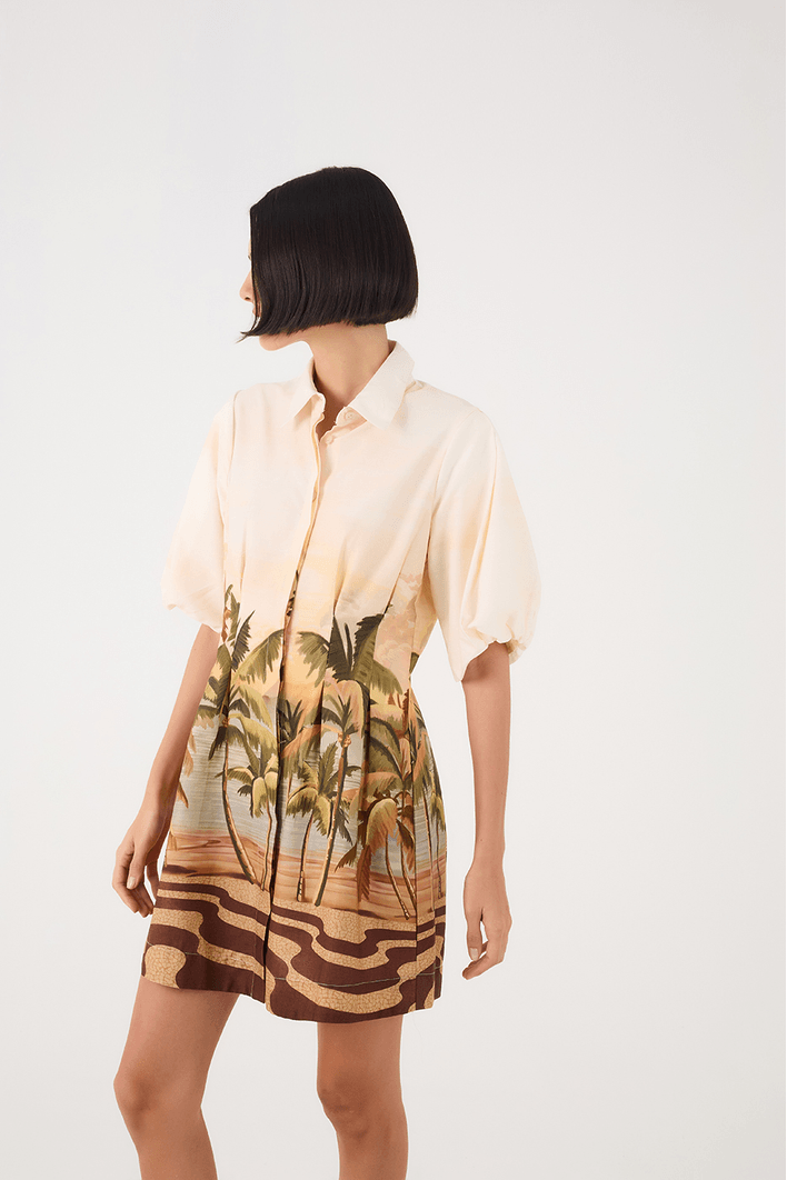 Vestido Estampa Fim de Tarde