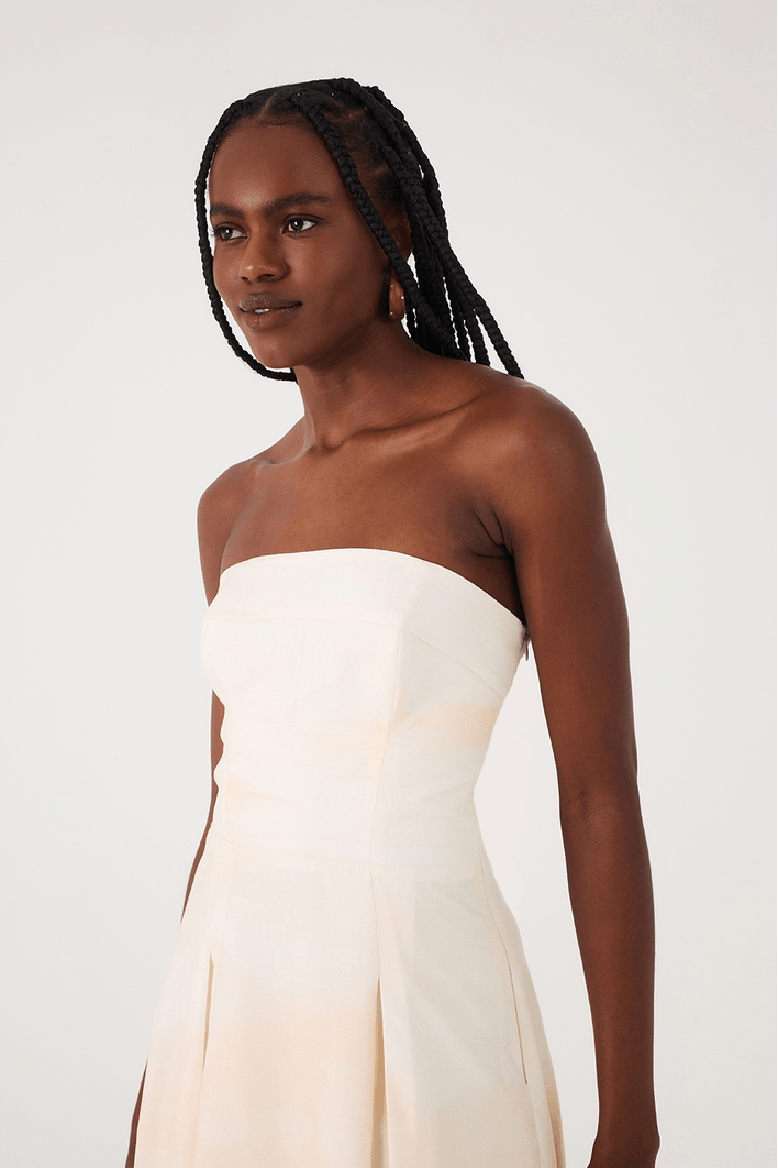 Vestido Midi Estampa Fim de Tarde
