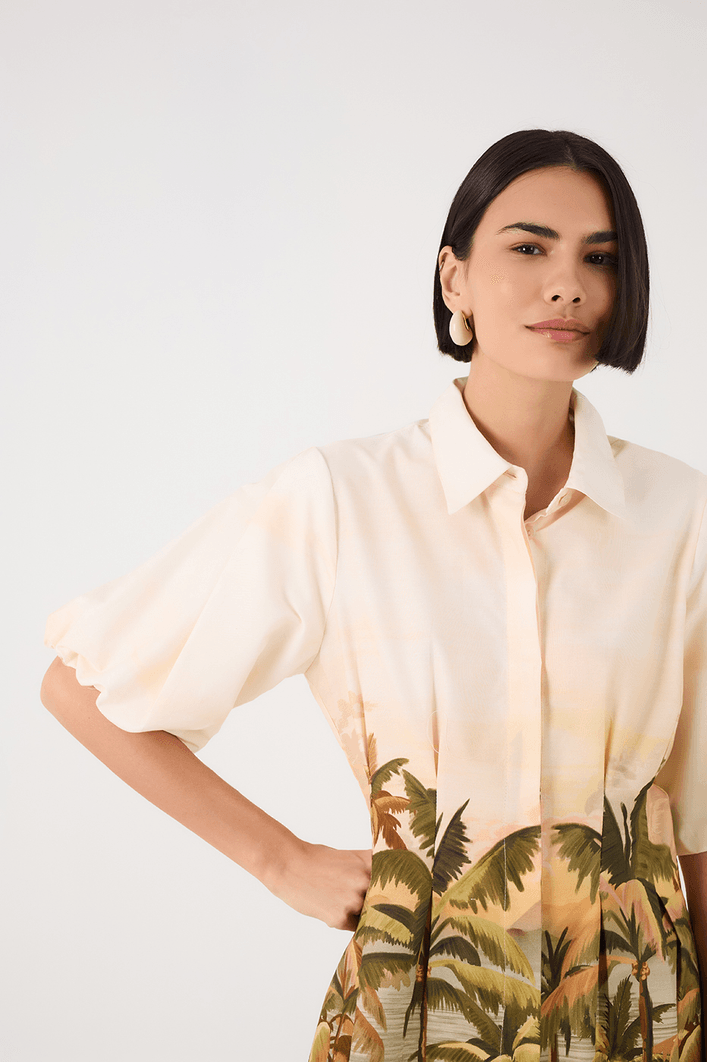 Vestido Estampa Fim de Tarde