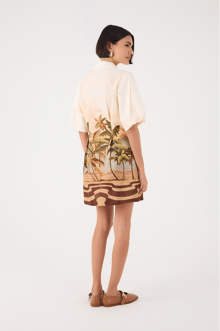 Vestido Estampa Fim de Tarde