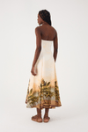 Vestido Midi Estampa Fim de Tarde