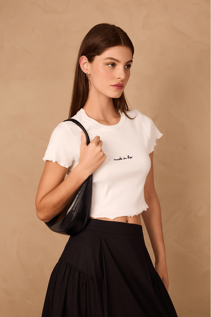 Blusa Ribana Bordado Made In Rio