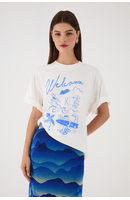 T-shirt Silk Welcome To Rio