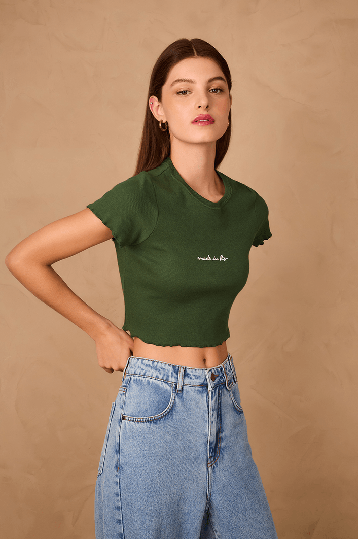 Blusa Ribana Bordado Made In Rio